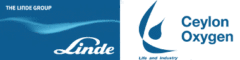 Linde Group logo with Ceylon, Oxygen, "Life and Energy"