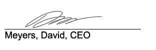 Dave Meyers Signature