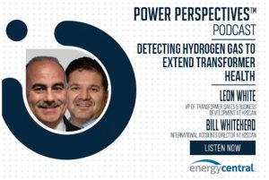 Power Perspectives podcast cover with Leon White and Bill Whitehead pictured